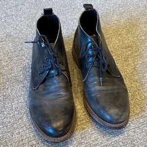 Freebird McCoy Men's Black Leather Chukka Boots - Classic Lace-Up Style